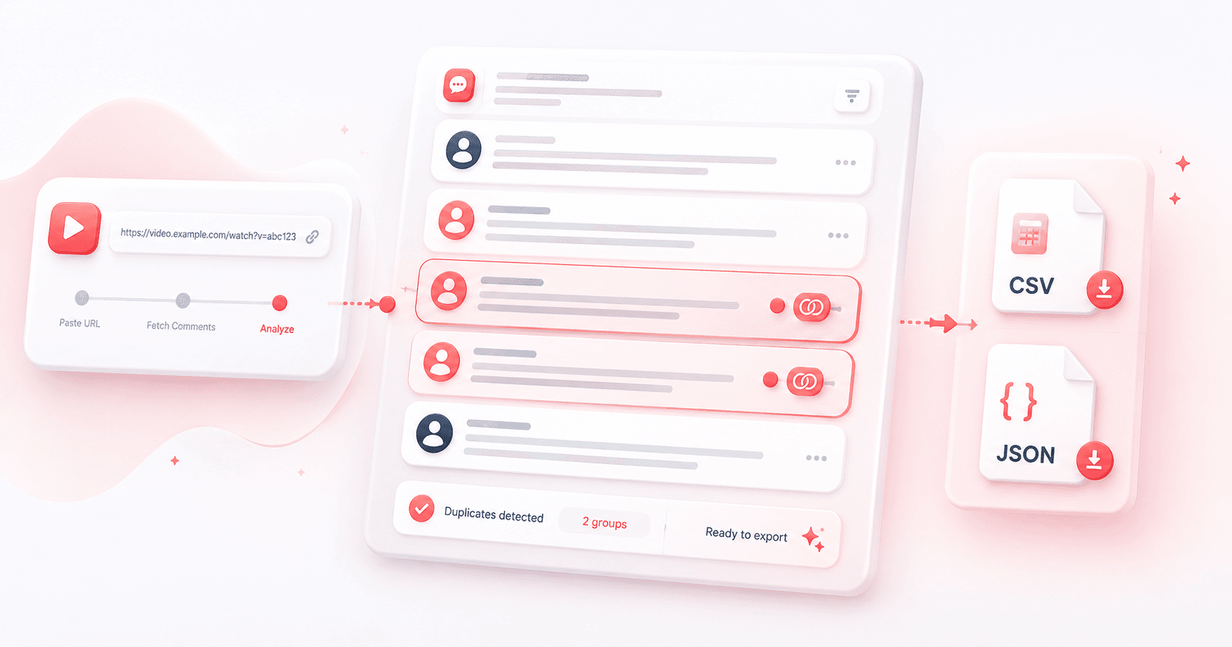 YouTube Duplicate Comment Remover – Export, Review & Clean Comments